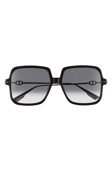 dior link1 58mm gradient square sunglasses